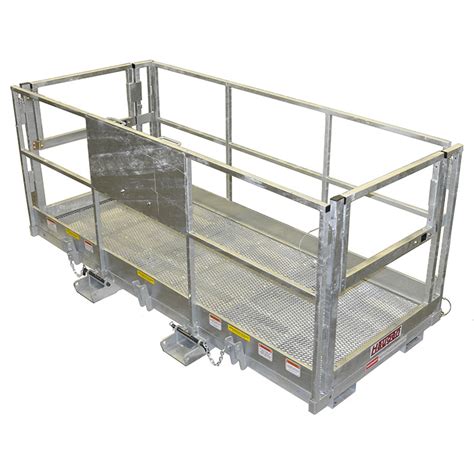 Galvanized Telehandler Work Platform Attachment 